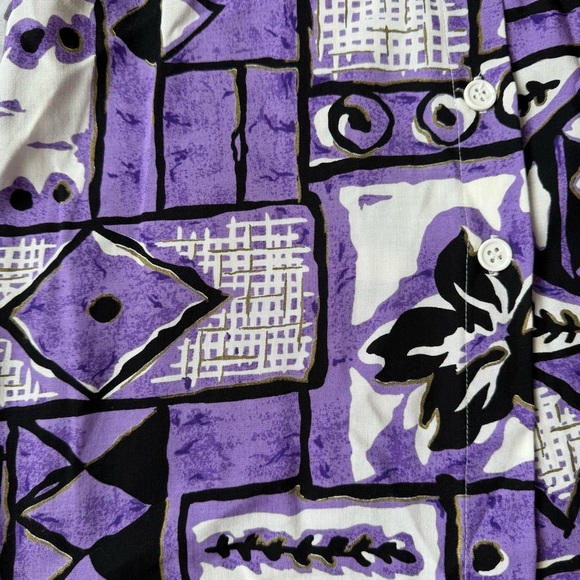 Vintage Button Down Hawaiian Floral Shirt - Picture 2 of 5